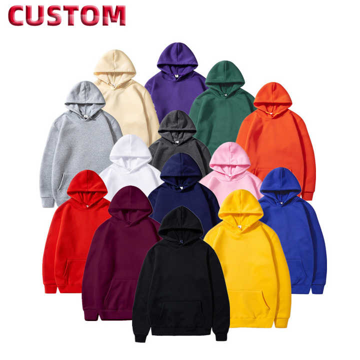 Custom Own Logo Mens High Quality hoodies 100%Cotton Polyester Printed ...